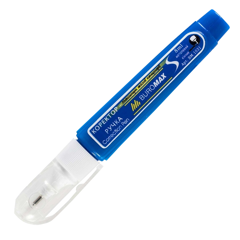 Коректор-ручка BUROMAX (BM.1031), 8 мл